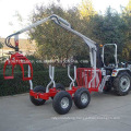 Europe Hot Sale Ce Certificate Zm3004 Forest Log Trailer with Crane